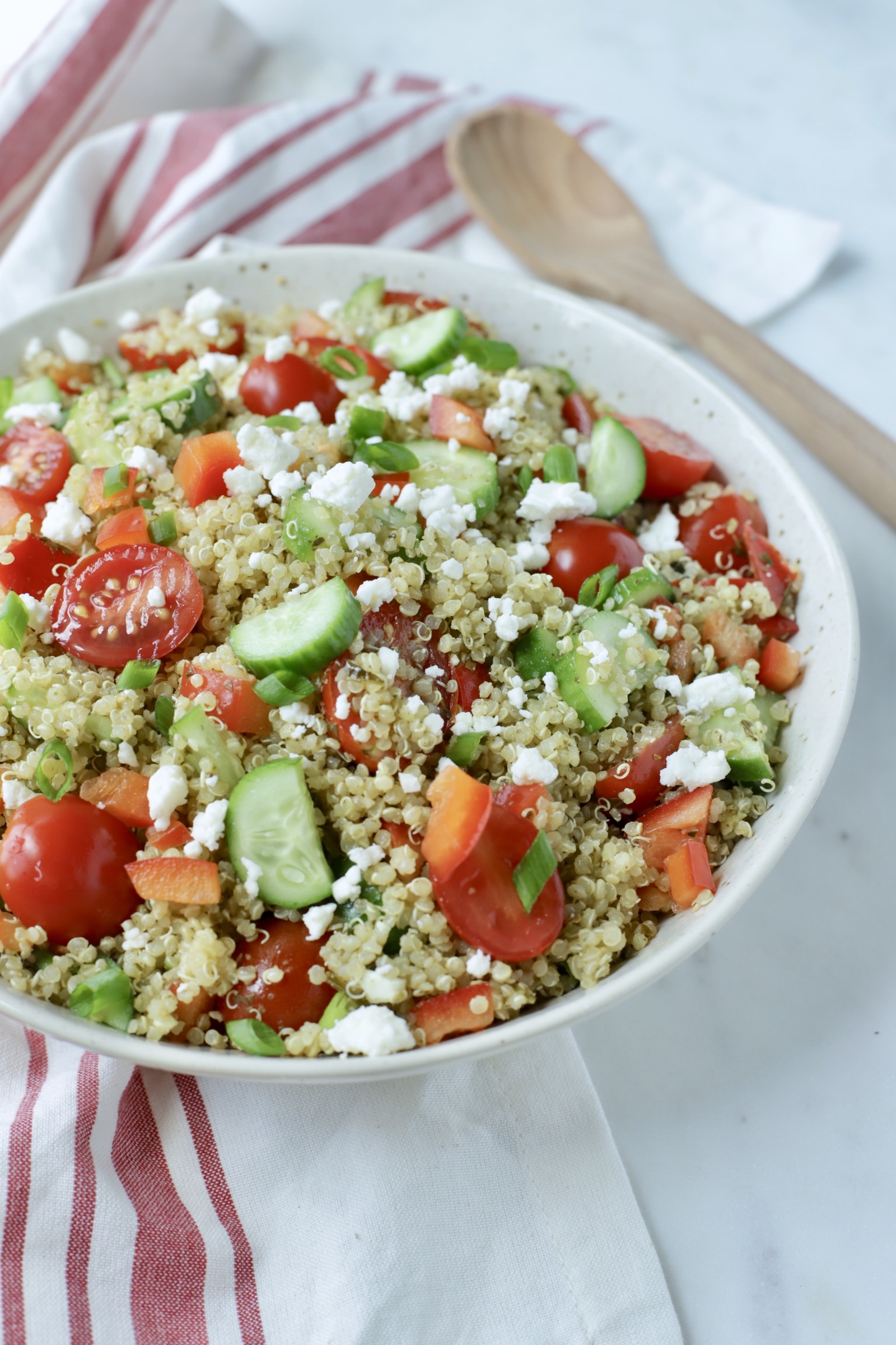 Pesto Quinoa Salad