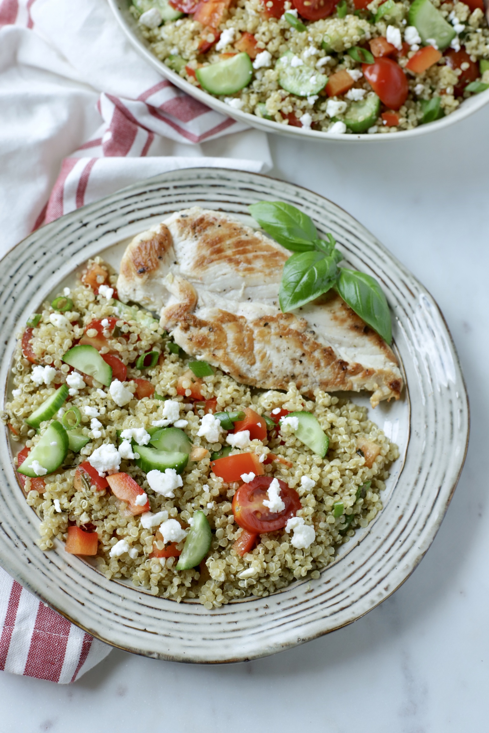 Pesto Quinoa Salad