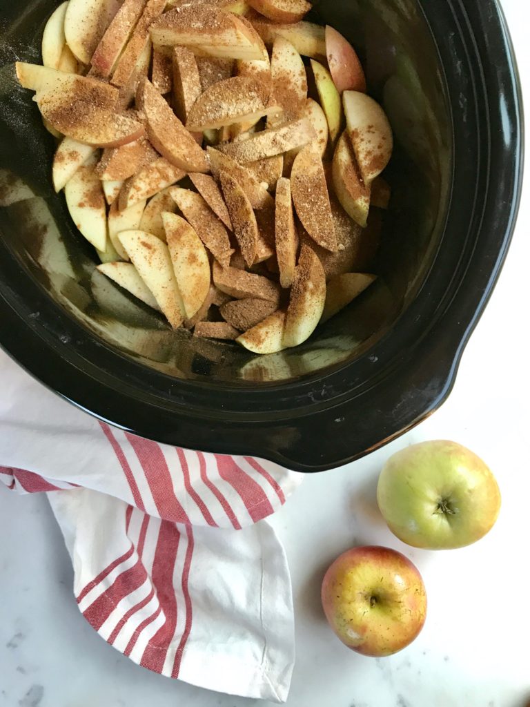 Crockpot Apple Butter - 0 Weight Watchers Smart Points + No Sugar Added | RachelsHealthyPlate.com
