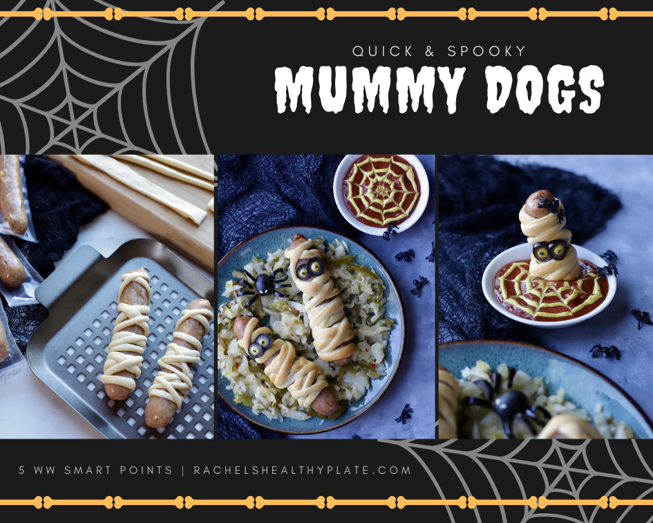 Quick and Easy Mummy Dogs - 5 WW Smart Points | Rachelshealthyplate.com