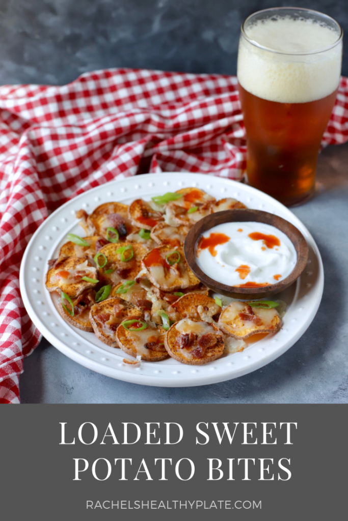 Loaded Sweet Potato Bites | WW Points Included | Rachelshealthyplate.com