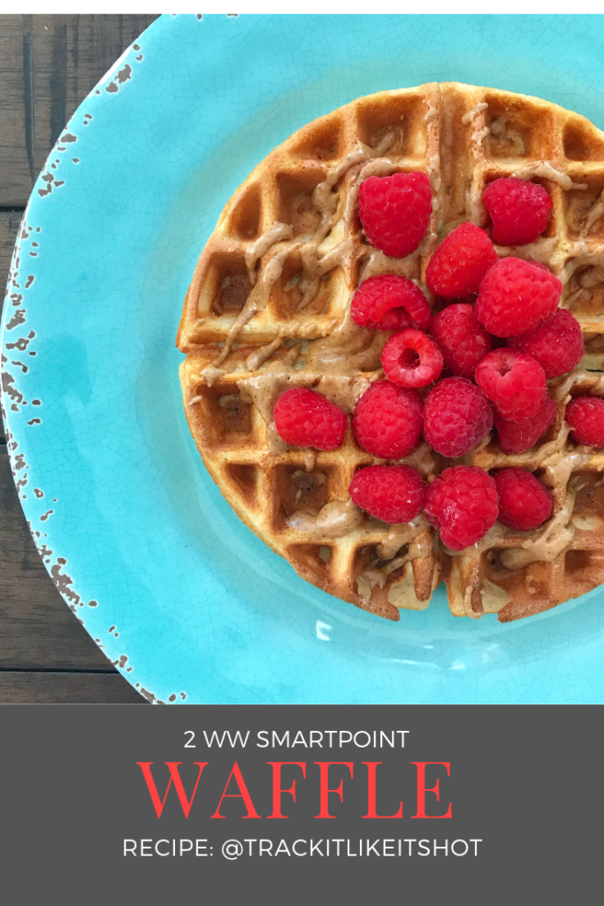 2 WW Smartpoint Waffle Recipe - Recipe by @trackitlikeitshot featured on rachelshealthyplate.com