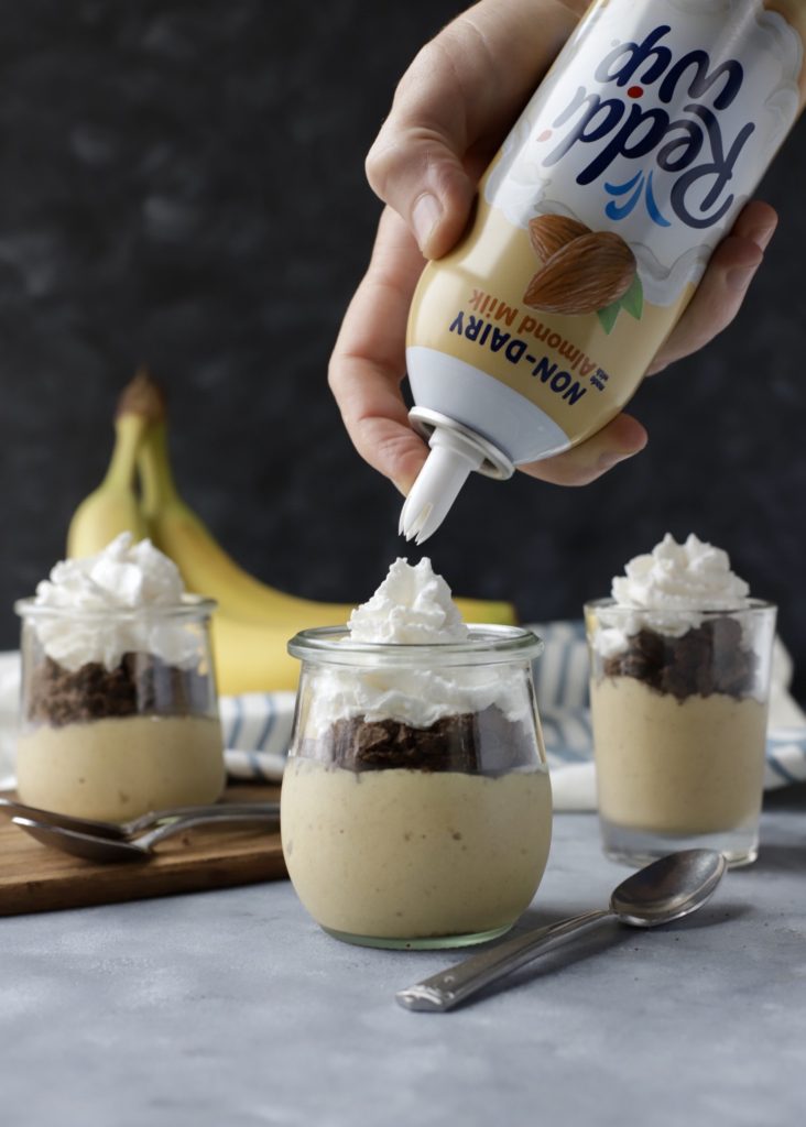 Peanut Butter Banana Parfaits | Non-Dairy Dessert | 2 WW Smart Points from Rachelshealthyplate.com