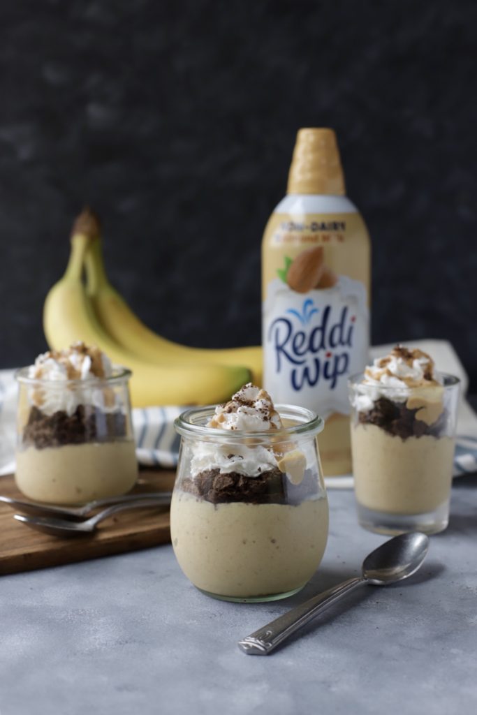 Peanut Butter Banana Parfaits | Non-Dairy Dessert | 2 WW Smart Points from Rachelshealthyplate.com