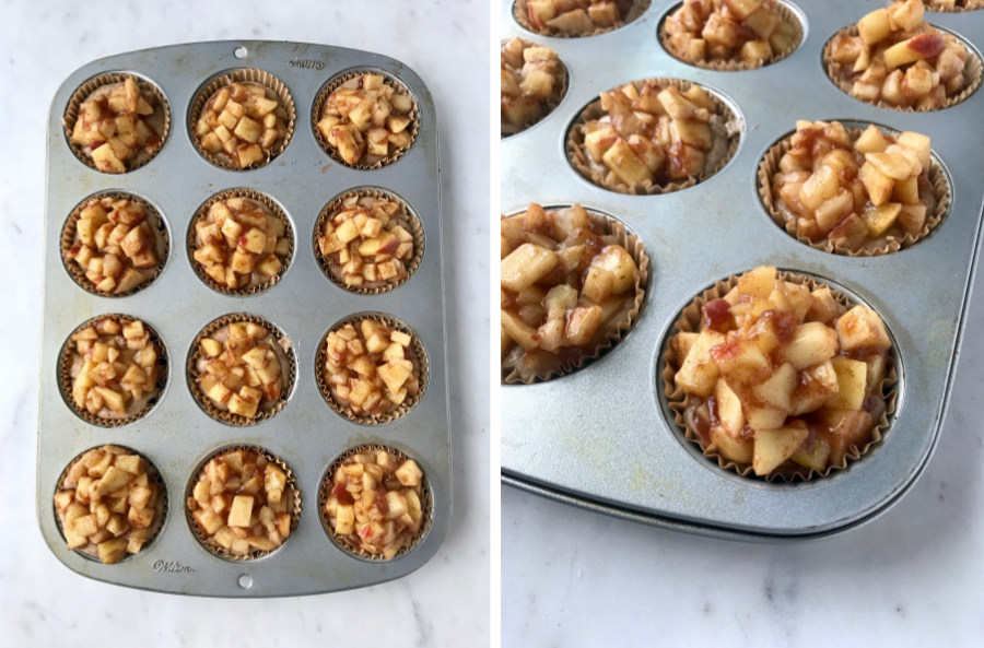 Apple Spice Cake Muffins - 88 Calories & 3 WW SmartPoints - RachelsHealthyPlate.com | #WW #SmartPoints #Muffins