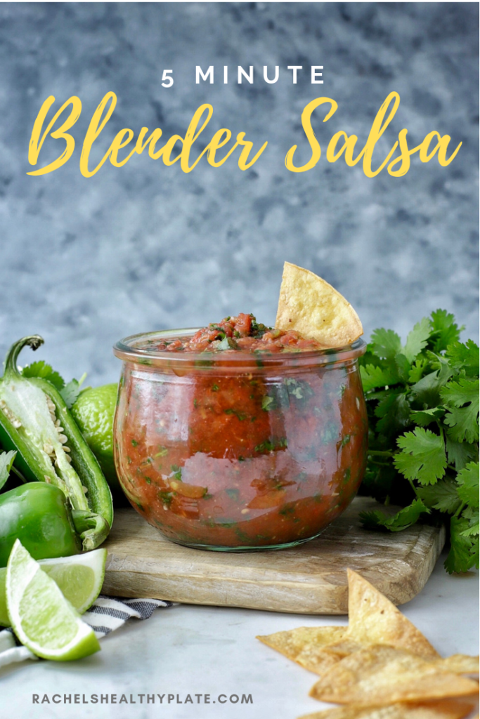 Easy Blender Salsa (With Fresh Tomatoes!) - On My Kids Plate