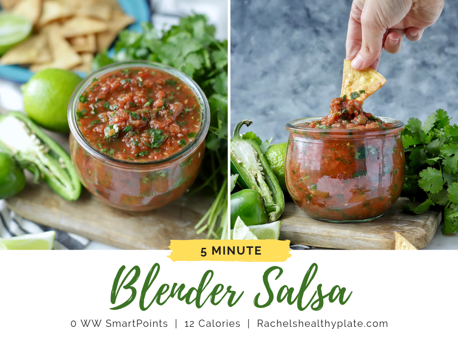 Easy Salsa Recipe {blender salsa}