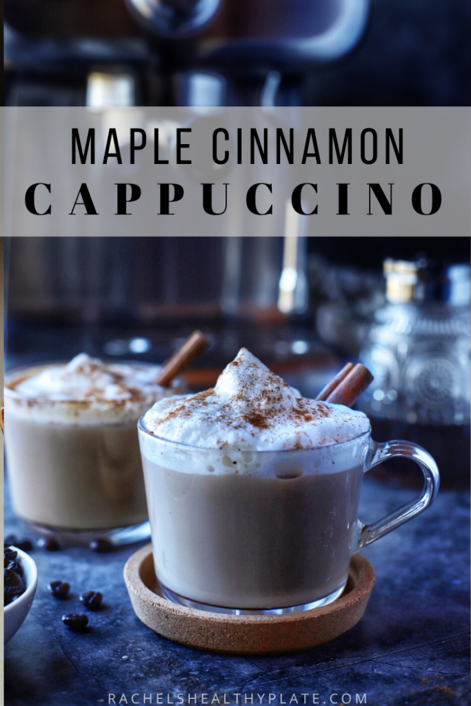 Maple Cinnamon Cappuccino rachelshealthyplate.com ww smartpoints