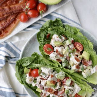 BLT Chicken Salad - 5 Weight Watchers Smart Points | RachelsHealthyPlate.com