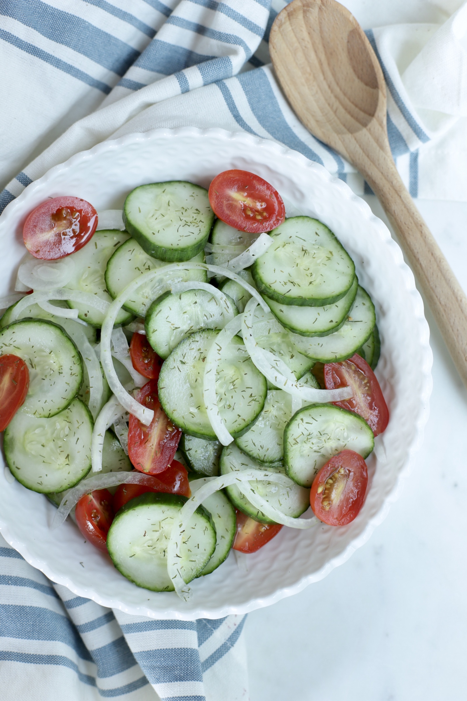 Marinated Cucumber Salad -