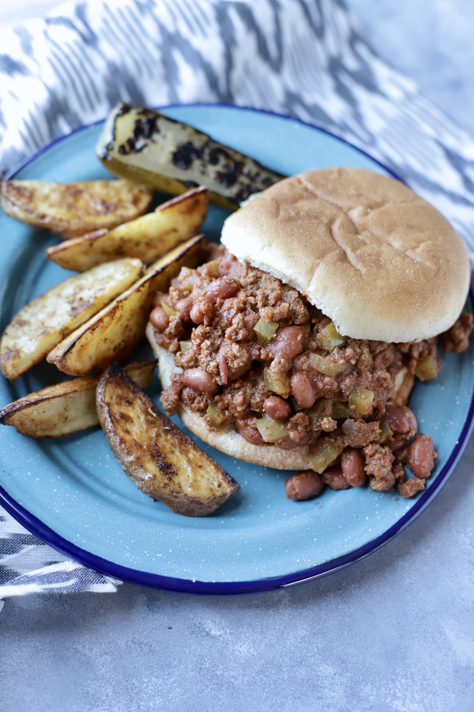 Beef and Bean Sloppy Joes