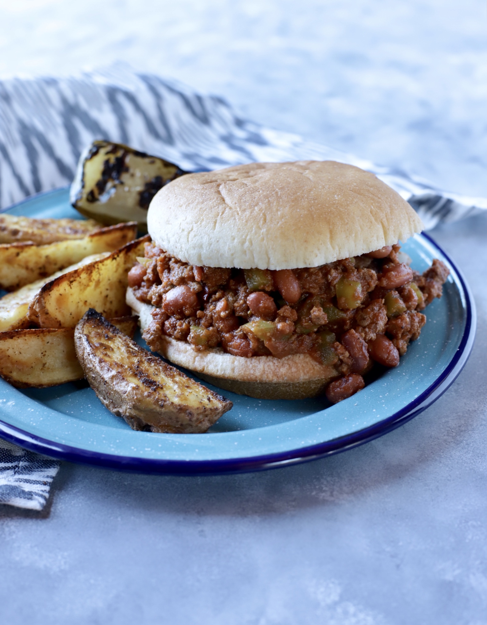 Beef and Bean Sloppy Joes