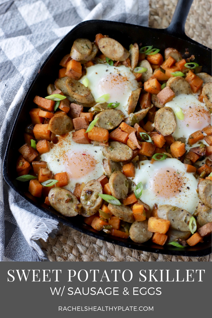 Sweet Potato Skillet with Sausage & Eggs