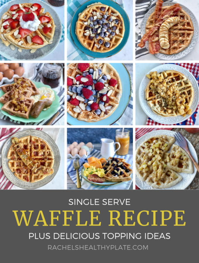 Single Serve Waffle + Topping Combos