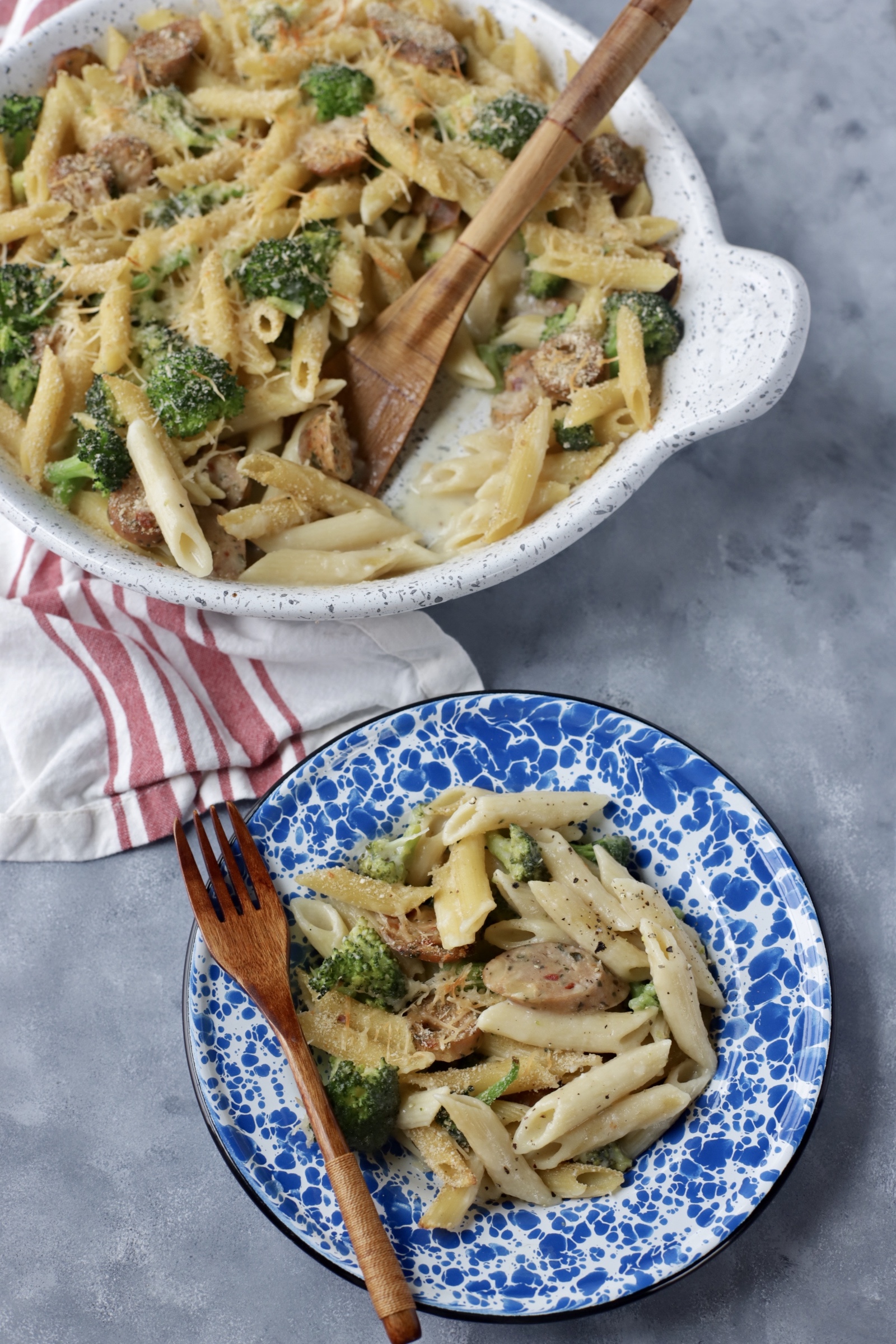 Alfredo Bake With Broccoli Sausage   Photo Nov 13 1 45 54 PM 