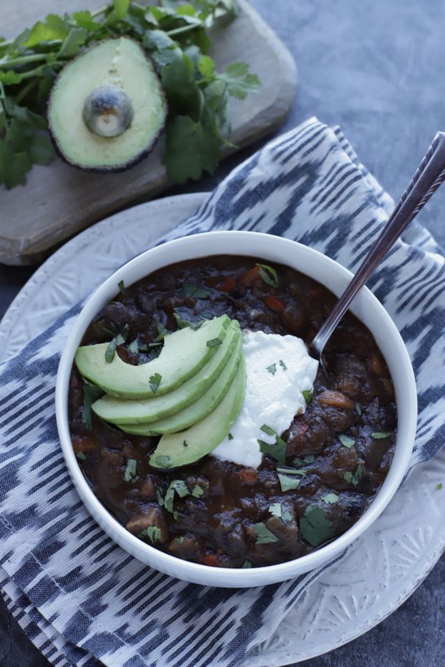 Black Bean & Sausage Soup