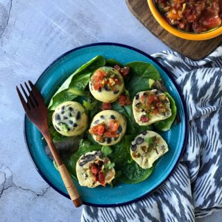 Southwest Egg Bites - Stovetop OR Instant Pot - 2 WW SmartPoints | 360 Calories | Rachelshealthyplate.com | #ww #weightwatchers #smartpoints #eggbites